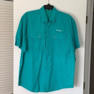NWT Reel Legends Men's Bonito SS Button Up Shirt